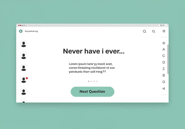 在线「Never Have I Ever」游戏界面截图
